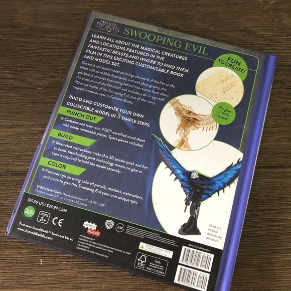 Incredi builds: Fantastic Beasts & Where to find Them: Swooping Evil 3D wood art - Picture 5 of 5